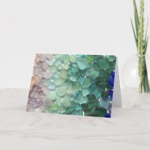 Blank Sea Glass Greeting Cards
