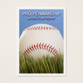 Blank Signature Card for baseball autographs!