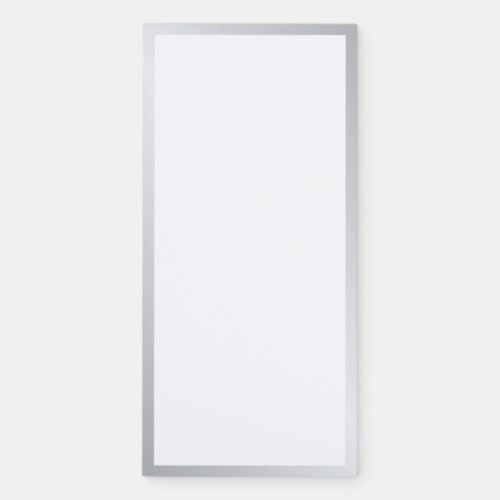 Blank Silver Magnetic Notepad
