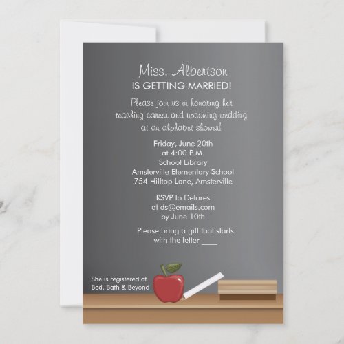 Blank Slate Invitation