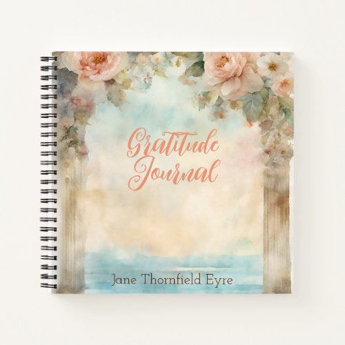 Blank Spiral Gratitude Journal