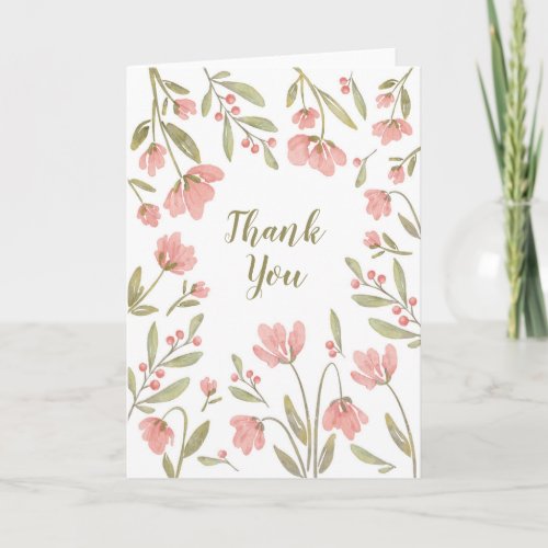 Blank Spring Blooms Frame Card _CUSTOMIZE