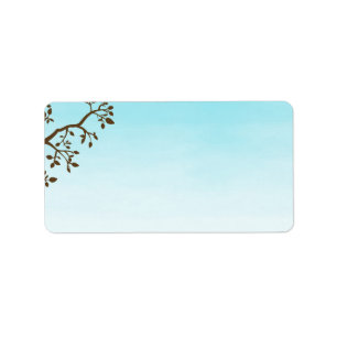 Blank Spring Branches Label