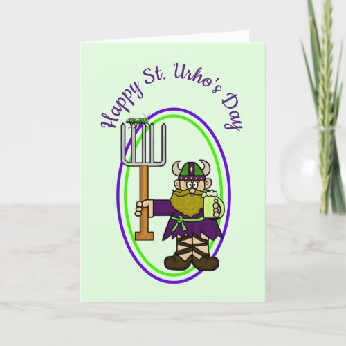Blank St Urhos Day Card To Customize