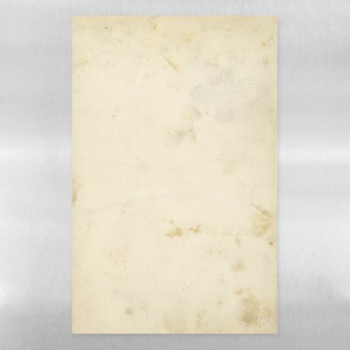 Blank Stained Rustic Vintage Aged Old Paper Magnetic Dry Erase Sheet