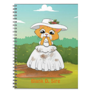 Blank Stray Spiral Notebook