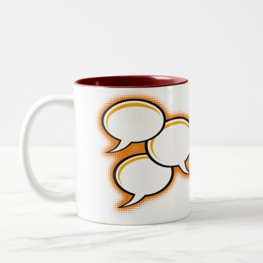 Blank Talk Bubble pop-art Coffee Mug