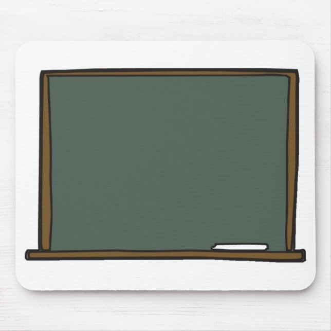 Blank Teacher's Chalk Board Mouse Pad (Front)