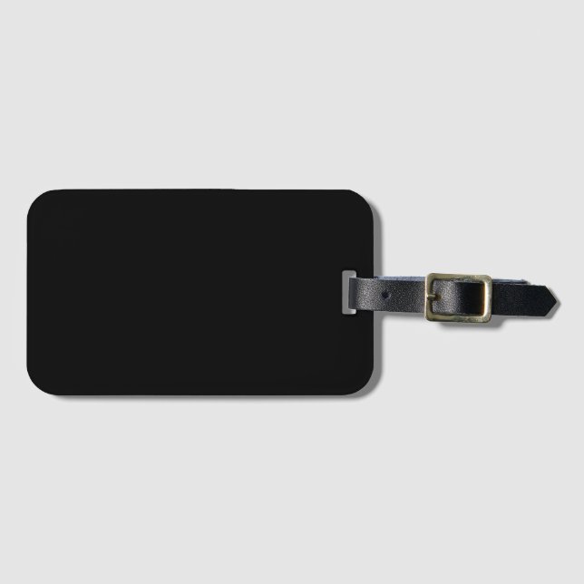 Blank Template Create Your Own Luggage Tag (Front Horizontal)