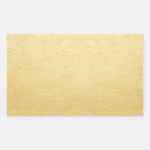 Blank Template Gold Shine Add Any Text or Logo Rectangular Sticker