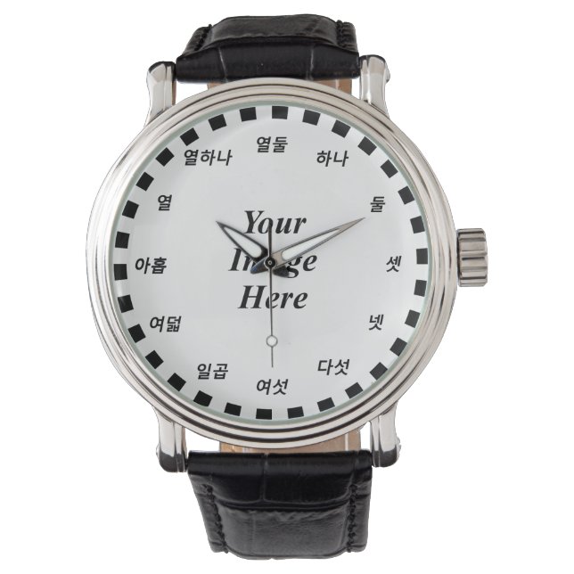 Blank Template (Korean Face) by Kenneth Yoncich Watch (Front)