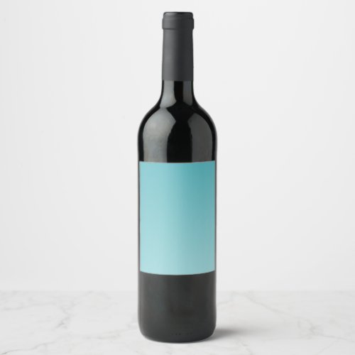 Blank Template Modern Add Your Own Text Ombre Wine Label