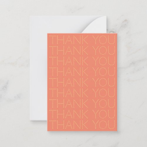 Blank Thank You Card