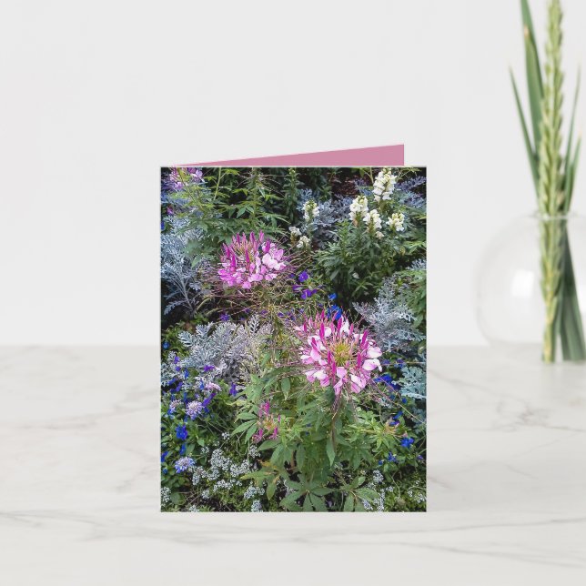 Blank Thank You Cards - Flower Garden (Front)