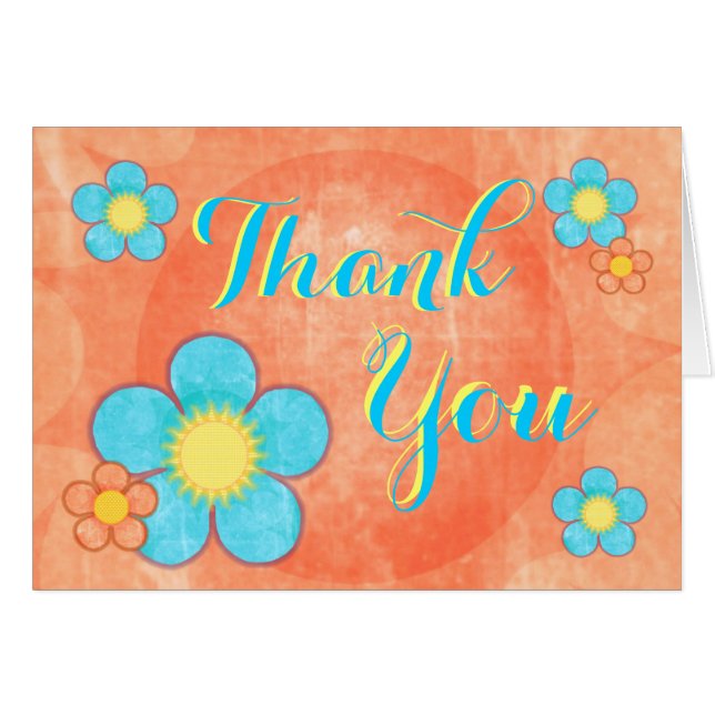 Blank Thank You Note Cards (Front Horizontal)
