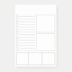 Blank to do list Post-it® Notes