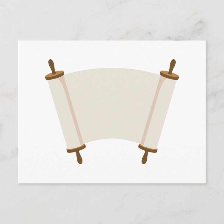 Blank Torah Postcard | Zazzle