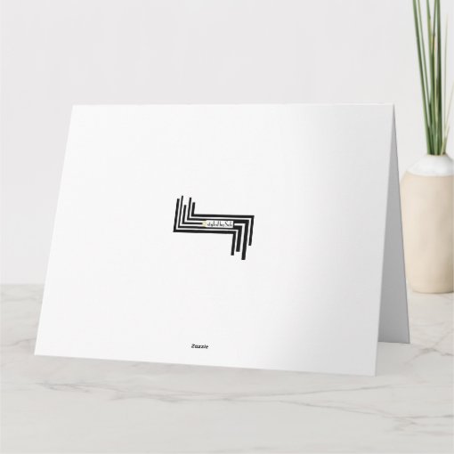 Blank Unisex Thank You Typography Card | Zazzle