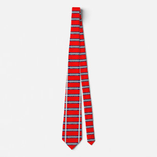 Blank Utah License Plate Neck Tie