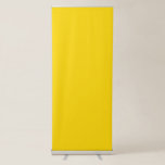 Blank Vertical R Banner with Safety Yellow Bg