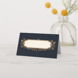 Blank Victorian Samhain Botanical Place Card