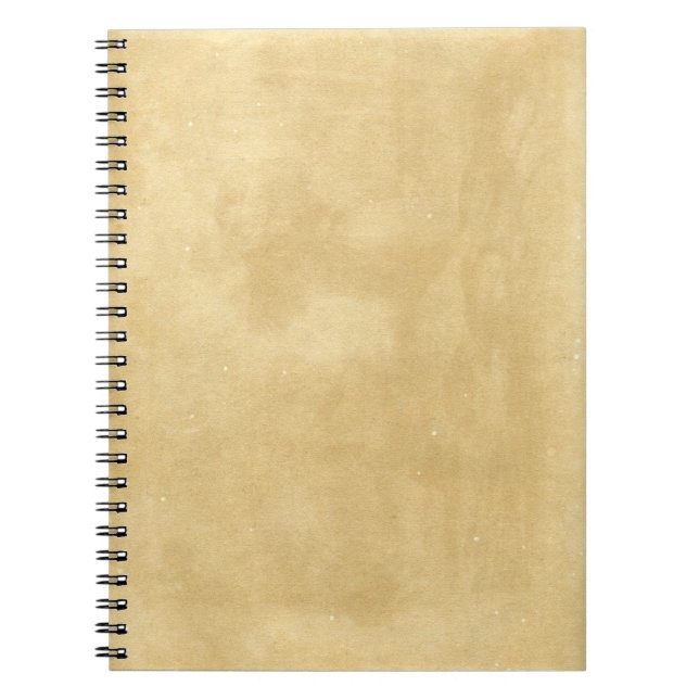 Blank Vintage Aged Paper Notebook (Front)