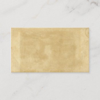 Blank Vintage Aged Stained Old Paper Business Card by camcguire at Zazzle