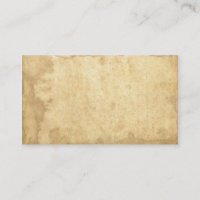 Vintage Parchment Antique Paper Background Custom Business Card