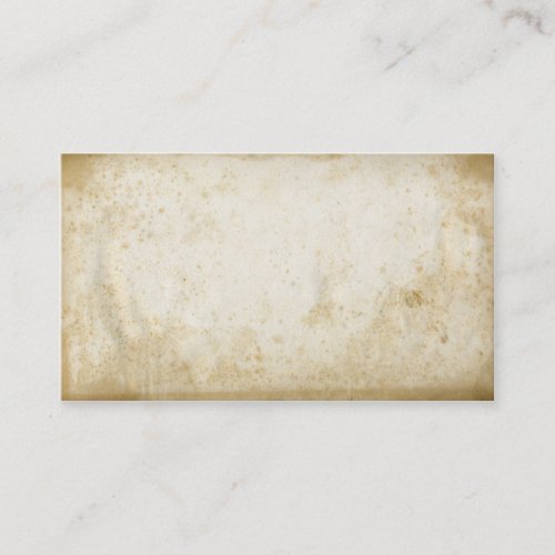 Blank Vintage Grungy Stained Paper Business Cards