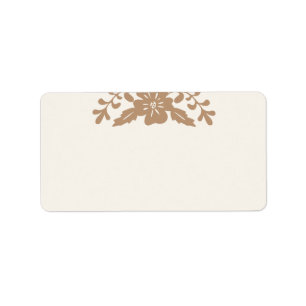 Blank Vintage Library Label