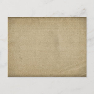 Blank Vintage Paper Background, Old Stained Page Postcard