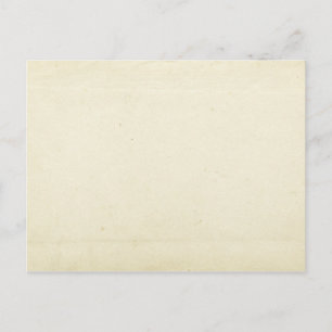 Blank Vintage Paper Postcard