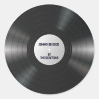 Blank Vinyl Music Record LP DIY Custom Name 