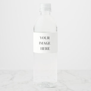 Blank Water Bottle Label Template
