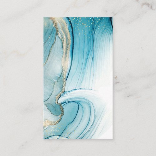 Blank Watercolor Business Card