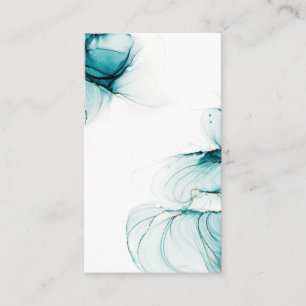 Blank Watercolor Business Card