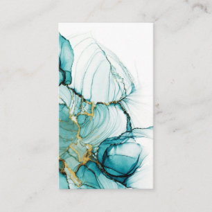 Blank Watercolor Business Card