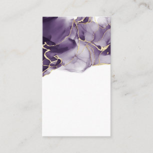 Blank Watercolor Business Card