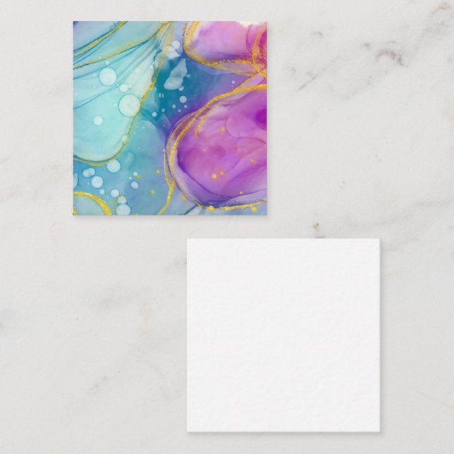 Blank Watercolor Business Card (Front/Back)