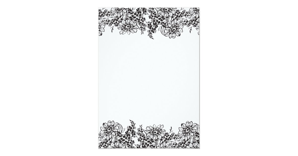 Blank Wedding Invitations