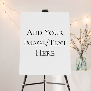 Blank Wedding Templates Elegant Customizable Foam Board