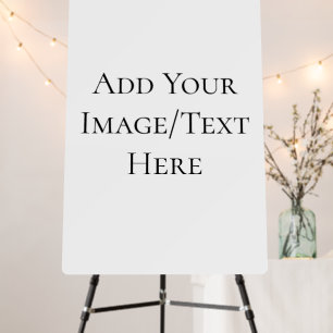 Blank Wedding Templates Elegant Customizable Foam Board