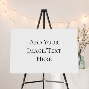 Blank Wedding Templates Elegant Customizable Foam Board