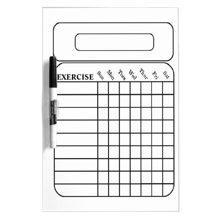 Chart Dry Erase Board 