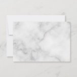 Blank White Marble Wedding Advice Card<br><div class="desc">Add a personal touch to your wedding with a classy elegant white marble wedding advice and wishes card.

Perfect for wedding,  baby shower,  birthday party,  bridal shower,  bachelorette party and any special occasions.</div>