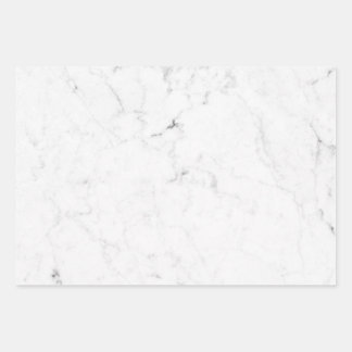 Blank White Marble Wrapping Paper Sheets