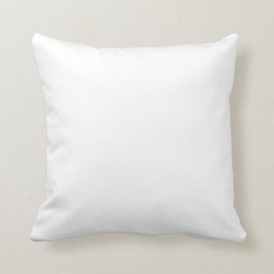 pillow definition cover yourself white  pillow  Zazzle.com design Blank square to