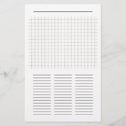 Blank Word Search Puzzle Paper to fill in (Front)