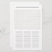 Blank Word Search Puzzle Paper to fill in (Front/Back)