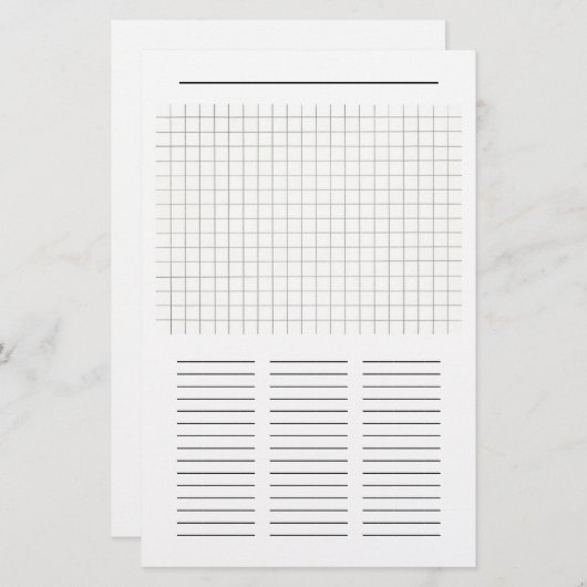 Blank Word Search Puzzle Paper to fill in (Front/Back)